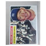 REPRINT 1956 Topps Baseball Mickey Mantle #135