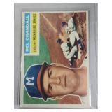 1956 Topps Baseball Del Crandall #175