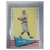 1961 Fleer Baseball Max Carey #12