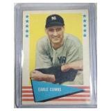1961 Fleer Baseball Earl Combs #17