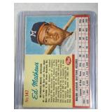 1961 Post Baseball Ed Mathews #147