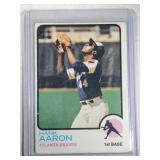 1973 Topps Baseball Hank Aaron #100