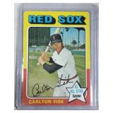 1975 Topps Baseball Carlton Fisk #80
