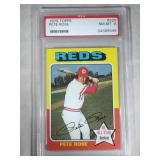 1975 Topps Baseball PSA 8 Pete Rose #320