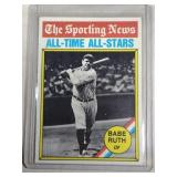 1976 Topps Baseball Babe Ruth #345