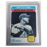 1976 Topps Baseball Lou Gehrig #472