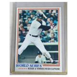 1978 Topps Baseball WS Reggie Jackson #413