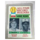 1979 Topps Baseball Maris / Aaron #413