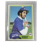 1981 Topps Baseball Harold Baines #347 rookie