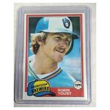 1981 Topps Baseball Robin Yount #515