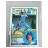 1983 Topps Baseball Robin Yount #350