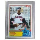 1983 Topps Baseball Reggie Jackson #390