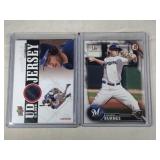 2010 UD Jersey Card Ryan Braun & 2016 Bowman