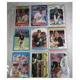 Mark McGwire baseball card lot - 9 cards