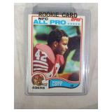 1982 Topps Football Ronnie Lott #486 rookie
