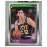 1988 Fleer BKB John Stockton #115 rookie