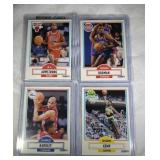 four 1990 Fleer BKB cards - BJ Armstrong #22,