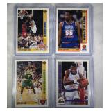 three 1991 UD & 1992 Hoops BKB cards - Dikembe