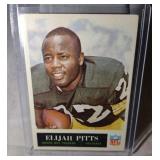 1965 Philadelphia Football Elijah Pitts #80 rookie