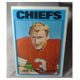 1972 Topps Football Jan Stenerud #61