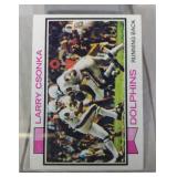 1973 Topps Football Larry Csonka #100