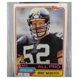 1981 Topps Football Mike Webster #10