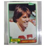 1981 Topps Football Dwight Clark #422 rookie