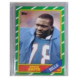 1986 Tops Football Bruce Smith #389 rookie