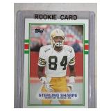 1989 Topps Football Sterling Sharpe #379 rookie