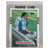 1989 Topps Traded Football Barry Sanders #83T