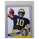 1999 Hot Shot Prospects Football Tom Brady card