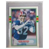 1989 Topps Traded Football Don Beebe #59T rookie