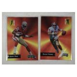 1993 Playoff Football Young #287 & Rice #288
