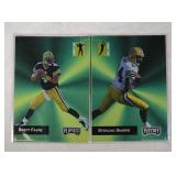 1993 Playoff Football Favre #285 & Sharpe #286