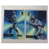 1993 Playoff Football Aikman #283 & Irvin #284