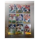 18 KC Chiefs cards & autograped Chiefs ball cap