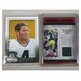 two Brett Favre football cards - 2003 Grid Iron