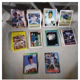 box of baseball cards - box is 9 inch long