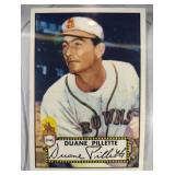 1952 Topps Baseball Duane Pillette #82