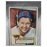 1952 Topps Baseball Willard Ramsdell #114
