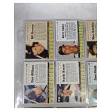 1961 Posts Baseball 9 Cards-Haddix #134 and