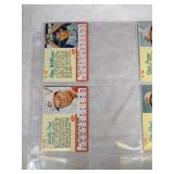 1962 Posts Baseball 4 Cards