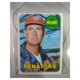 1969 Topps Baseball Ted Williams #650