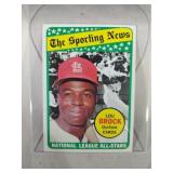 1969 Topps Baseball Lou Brock #428