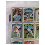 1972 Topps Baseball 8 cards