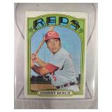 1972 Topps Baseball Johnny Bench #433