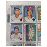 1973 Topps Baseball-Lot of 9 Cards