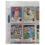 1973 Topps Baseball- Lot of 9 Cards