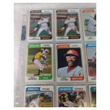 1974 Topps Baseball Lot of 9 Cards