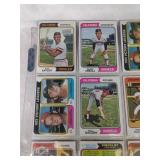 1974 Topps Baseball  Lot of 9 Cards